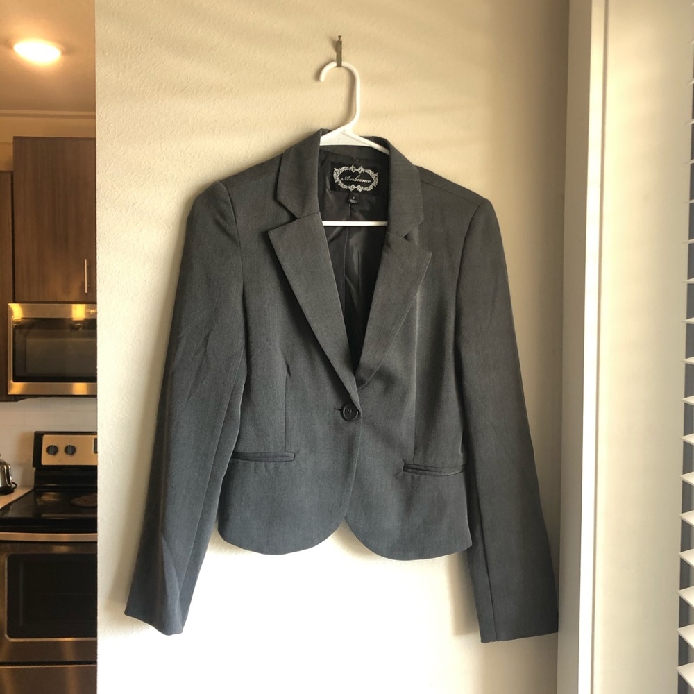 CHARCOAL GREY BLAZER